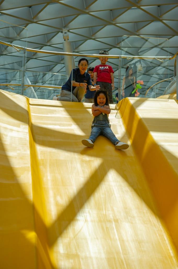 Jewel - Guests enjoying the Discovery Slides at the Canopy Park