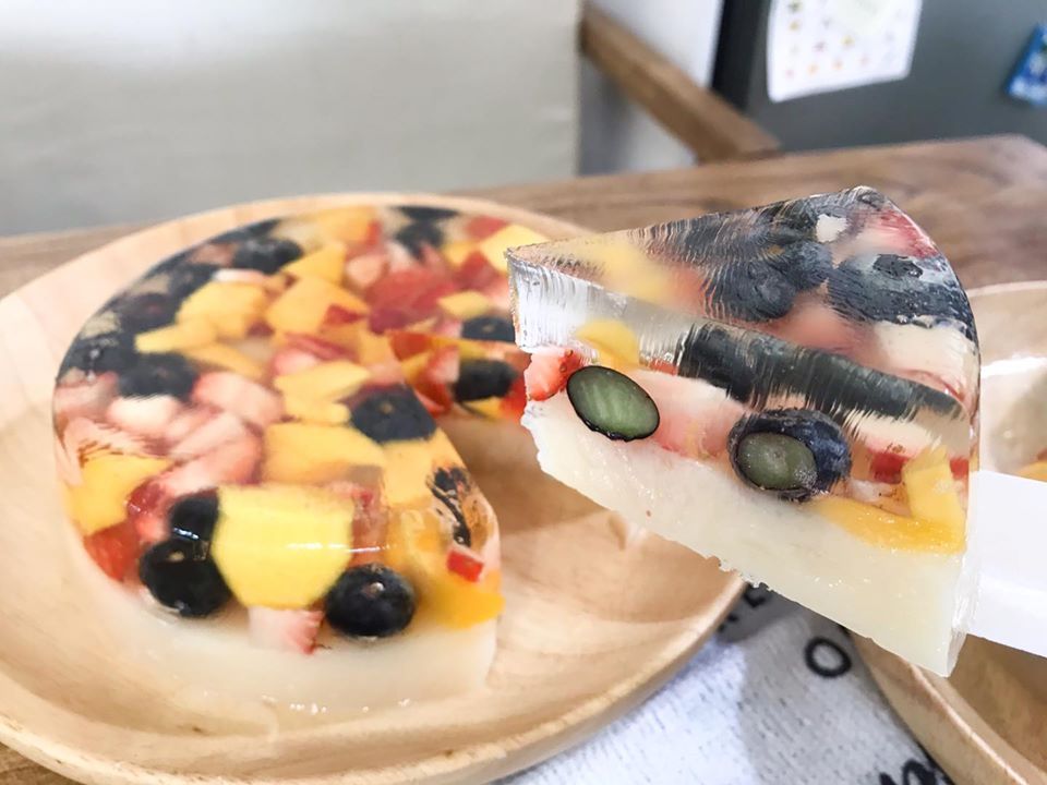 【零失敗】超簡易甜品 水果果凍蛋糕